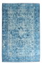Conceptum Alfombra Isabel - Blue 160 x 230 cm, 100% Poliéster, Lavable a Máquina, Antibacteriana